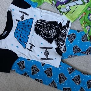 4/$20 Boys Star Wars Pjs